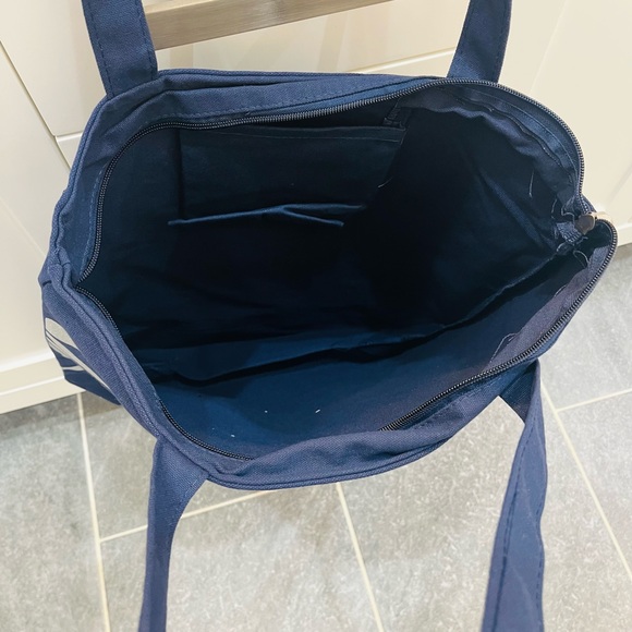 Greece Navy Blue Tote with Zipper - Picture 4 of 5